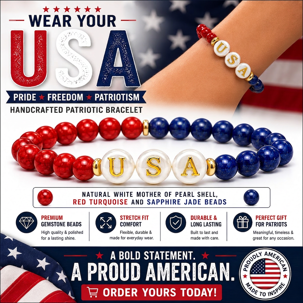 Wear Your Pride — MAGA USA Freedom handcrafted patriotic bracelets